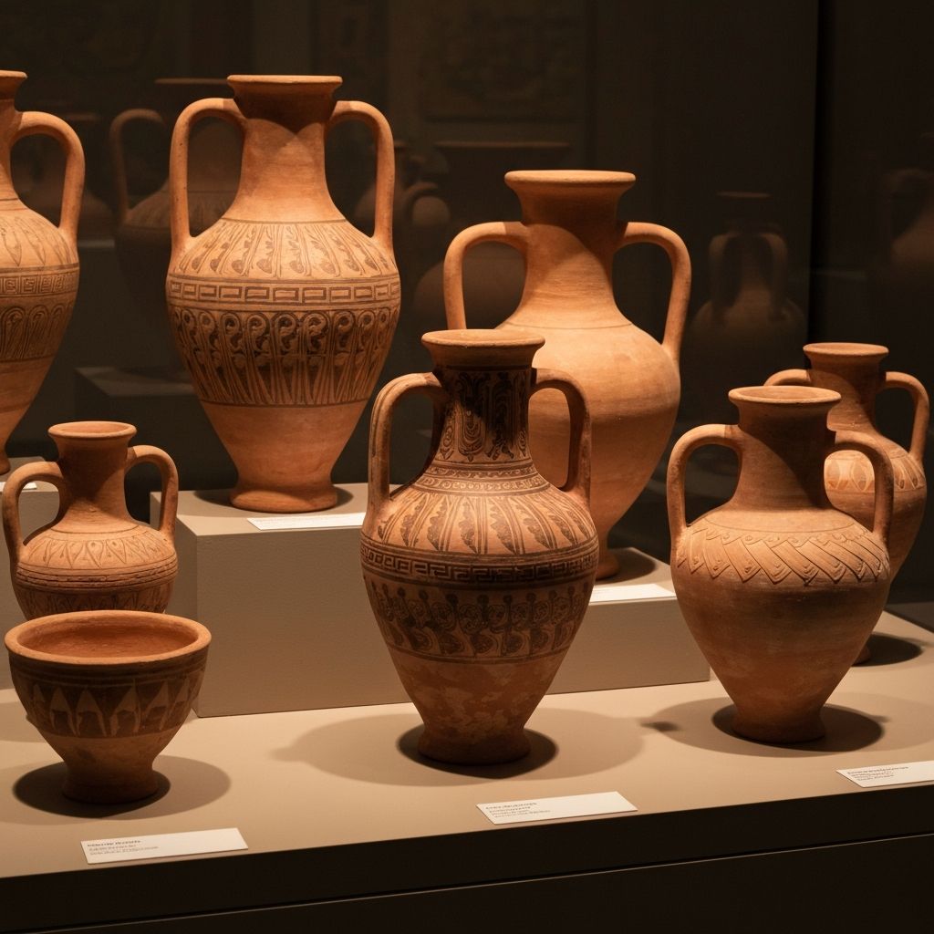 Αρχαίες αμφορές με κρασί